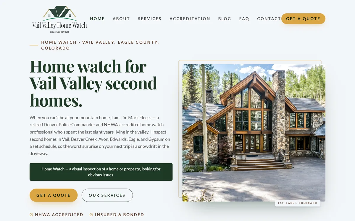 Vail Valley Home Watch